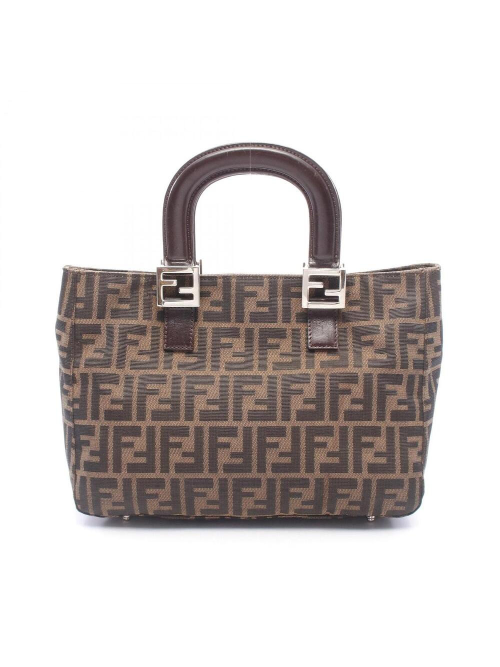 Fendi Zucca Tote Bag Canvas Leather #272934F10B